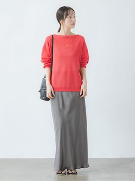 「MARIHA（マリハ）のアイテム」を使った、minani.aさん（レディース・155cm）の春コーディネート