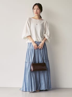 「LE TALON（ルタロン）のアイテム」を使った、minani.aさん（レディース・155cm）の夏コーディネート