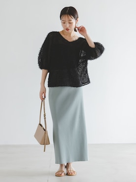 「LE VERNIS（ル・ベルニ）のアイテム」を使った、minani.aさん（レディース・155cm）の春コーディネート