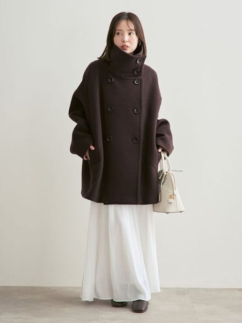 セール】《追加・WEB限定カラー》スタンドカラーオーバーコート