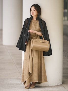 「Noble（ノーブル）のアイテム」を使った、minani.aさん（レディース・155cm）の夏コーディネート