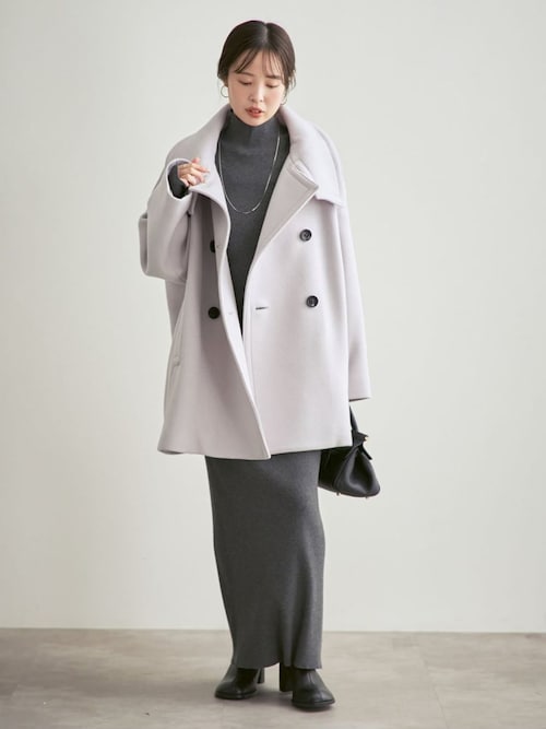 セール】《追加・WEB限定カラー》スタンドカラーオーバーコート