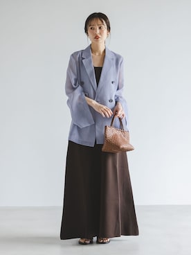 「LE VERNIS（ル・ベルニ）のアイテム」を使った、minani.aさん（レディース・155cm）の春コーディネート