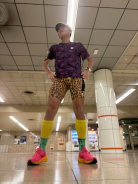 「アイテム（レギンス/スパッツ）」を使った、fkbbsさん（メンズ・173cm）の秋コーディネート