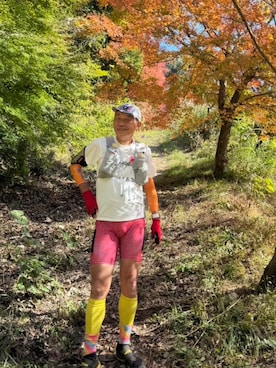 「アイテム（レッグウェア）」を使った、fkbbsさん（メンズ・173cm）の秋コーディネート