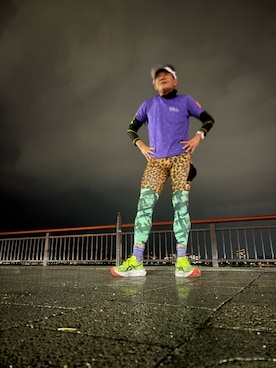 「UNDER ARMOUR（アンダーアーマー）のアイテム」を使った、fkbbsさん（メンズ・173cm）の冬コーディネート