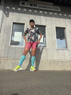 「アイテム（レギンス/スパッツ）」を使った、fkbbsさん（メンズ・173cm）の冬コーディネート