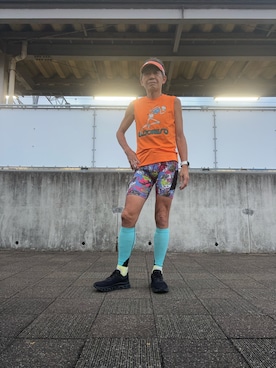 「On（オン）のアイテム」を使った、fkbbsさん（メンズ・173cm）の夏コーディネート