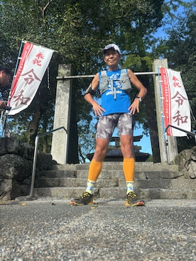 「アイテム（レギンス/スパッツ）」を使った、fkbbsさん（メンズ・173cm）の秋コーディネート