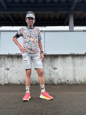 「CW-X（シーダブリューエックス）のアイテム」を使った、fkbbsさん（メンズ・173cm）の夏コーディネート