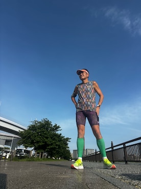 「ジンガーのアイテム（T Shirts、その他）」を使った、fkbbsさん（メンズ・173cm）の春コーディネート