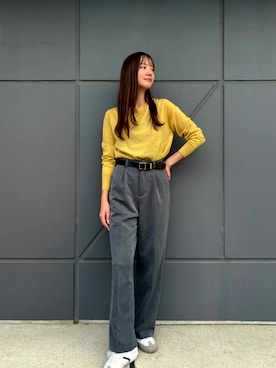 無印良品さん(レディース・160cm)の秋コーディネート