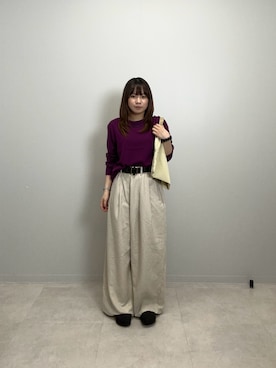 「URBAN RESEARCH DOORS（アーバンリサーチドアーズ）のアイテム（ファッション雑貨）」を使った、芭奈さん（レディース・152cm）の秋コーディネート