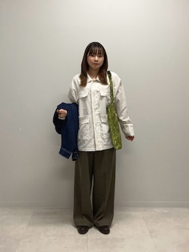 「URBAN RESEARCH Sonny Label（アーバンリサーチサニーレーベル）のアイテム（バッグ）」を使った、芭奈さん（レディース・152cm）の秋コーディネート