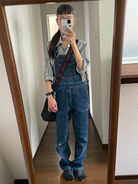 「アイテム（エコバッグ/サブバッグ）」を使った、maiさん（レディース・146cm）の夏コーディネート