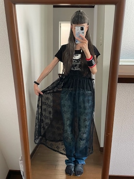 「GAP（ギャップ）のアイテム」を使った、maiさん（レディース・146cm）の夏コーディネート