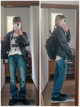 「GAP（ギャップ）のアイテム」を使った、maiさん（レディース・146cm）の春コーディネート