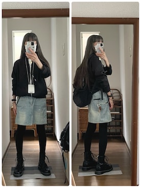 「agnes b.（アニエスベー）のアイテム」を使った、maiさん（レディース・146cm）の夏コーディネート