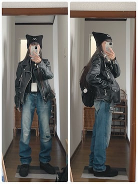 「GAP（ギャップ）のアイテム」を使った、maiさん（レディース・146cm）の秋コーディネート