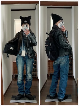 「Big John（ビッグジョン）のアイテム」を使った、maiさん（レディース・146cm）の春コーディネート