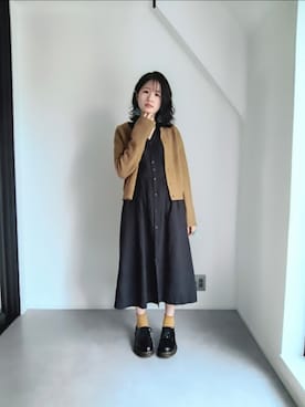 おとめ ハンドメイドアクセサリー作家さん(レディース・151cm)の秋コーディネート