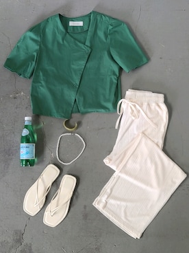 omimimiさん（レディース・162cm）の夏コーディネート