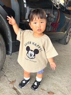 「F.O.KIDS（エフオーキッズ）のアイテム」を使った、Utaさん（キッズ・70cm）の夏コーディネート