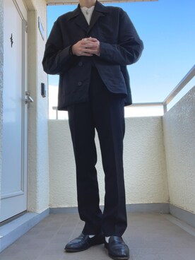 「Our Legacy（アワーレガシー）のアイテム（ジャケット/アウター）」を使った、ゆづき　さん（メンズ・172cm）の冬コーディネート