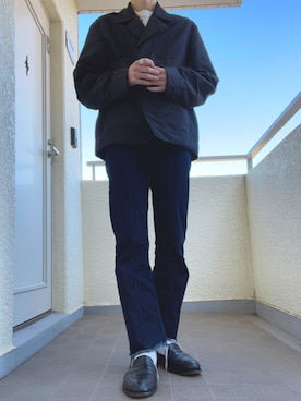 「Our Legacy（アワーレガシー）のアイテム（ジャケット/アウター）」を使った、ゆづき　さん（メンズ・172cm）の冬コーディネート