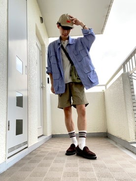 「PENDLETON（ペンドルトン）のアイテム（パンツ）」を使った、ゆづき　さん（メンズ・172cm）の秋コーディネート