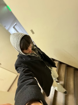 「HARE（ハレ）のアイテム」を使った、Appleさん（骨格ナチュラル・メンズ・175cm）の冬コーディネート