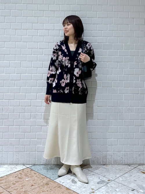 セール】フラワージャガードカーディガン 308781（カーディガン/ボレロ