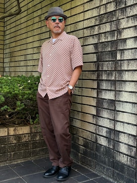 カツキイサムさん(メンズ・175cm)の夏コーディネート