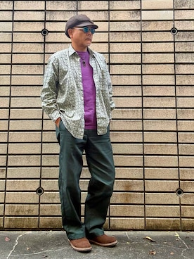 「United Athle（ユナイテッドアスレ）のアイテム」を使った、カツキイサムさん（メンズ・175cm）の秋コーディネート