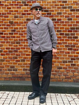 カツキイサムさん(メンズ・175cm)の秋コーディネート