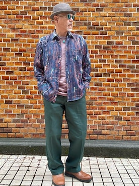 カツキイサムさん(メンズ・175cm)の秋コーディネート