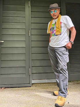 カツキイサムさん(メンズ・175cm)の夏コーディネート