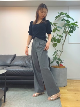 「HIMIKO（ヒミコ）のアイテム」を使った、HIMIKO　明治神宮前店さん（レディース・162cm）の夏コーディネート