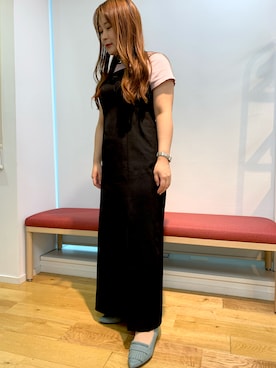 「アイテム（パンプス、グリーン系）」を使った、HIMIKO　明治神宮前店さん（レディース・160cm）の秋コーディネート