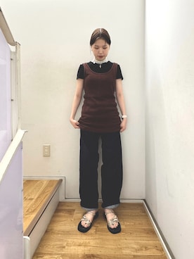 「アイテム（アンサンブル）」を使った、HIMIKO　明治神宮前店さん（レディース・151cm）の夏コーディネート