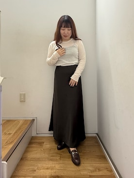 「HIMIKO（ヒミコ）のアイテム」を使った、HIMIKO　明治神宮前店さん（レディース・151cm）の秋コーディネート