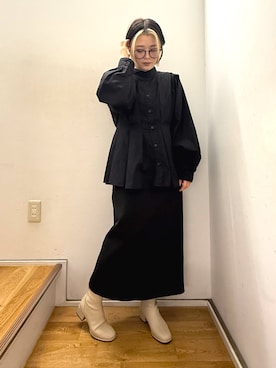 「HIMIKO（ヒミコ）のアイテム」を使った、HIMIKO　明治神宮前店さん（レディース・150cm）の秋コーディネート