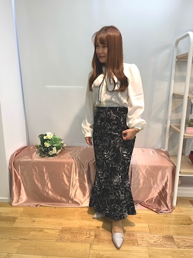 「water massage（ウォーターマッサージ）のアイテム」を使った、HIMIKO　明治神宮前店さん（レディース・160cm）の春コーディネート