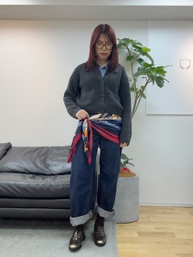 「HIMIKO（ヒミコ）のアイテム」を使った、HIMIKO　明治神宮前店さん（レディース・162cm）の秋コーディネート