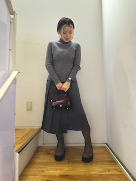 「HIMIKO（ヒミコ）のアイテム」を使った、HIMIKO　明治神宮前店さん（レディース・150cm）の秋コーディネート