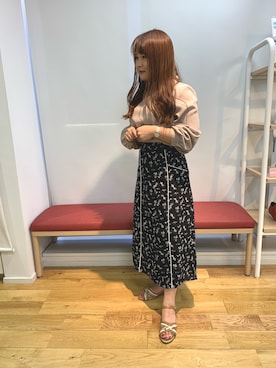 「water massage（ウォーターマッサージ）のアイテム」を使った、HIMIKO　明治神宮前店さん（レディース・160cm）の春コーディネート