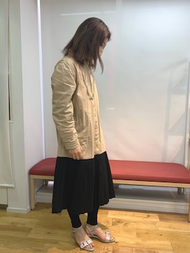 「water massage（ウォーターマッサージ）のアイテム」を使った、HIMIKO　明治神宮前店さん（レディース・160cm）の春コーディネート