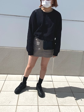 「アイテム（アクセサリー）」を使った、かめさん（レディース・156cm・10代）の春コーディネート