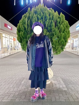 「JUNRED（ジュンレッド）のアイテム（ハンチング/ベレー帽）」を使った、kyutai3さん（レディース・160cm）の秋コーディネート