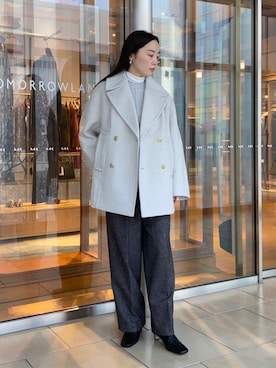 Kato_TOMORROWLANDさん（レディース・158cm）の冬コーディネート